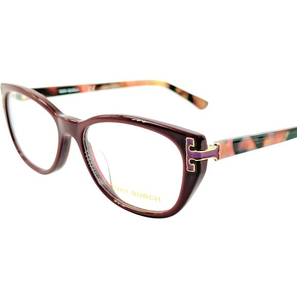Tory Burch TY2093U Womens Plastic Eyeglass Frame 1384 Bordeaux 52-16